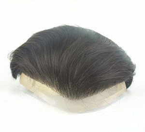 Mens Toupee Hair Replacement / Hair System - Swiss Lace Base 10X8", One Size Fits All (4 Colours)